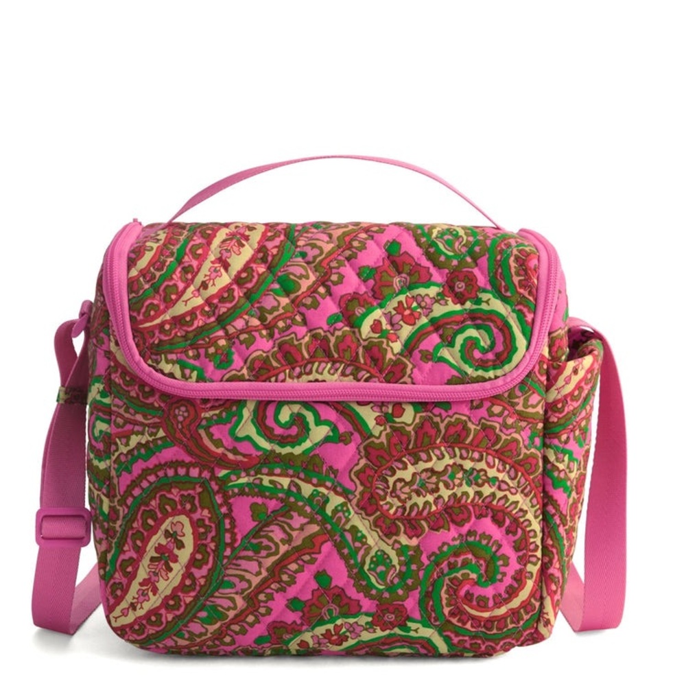 Vera Bradley Outlet Lunch Crossbody in Capri Pink.